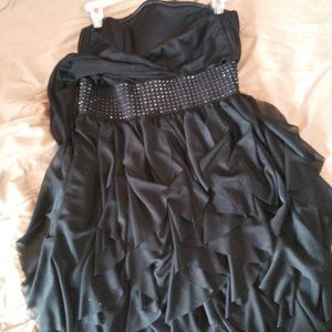 Roberta Black Mini Dress